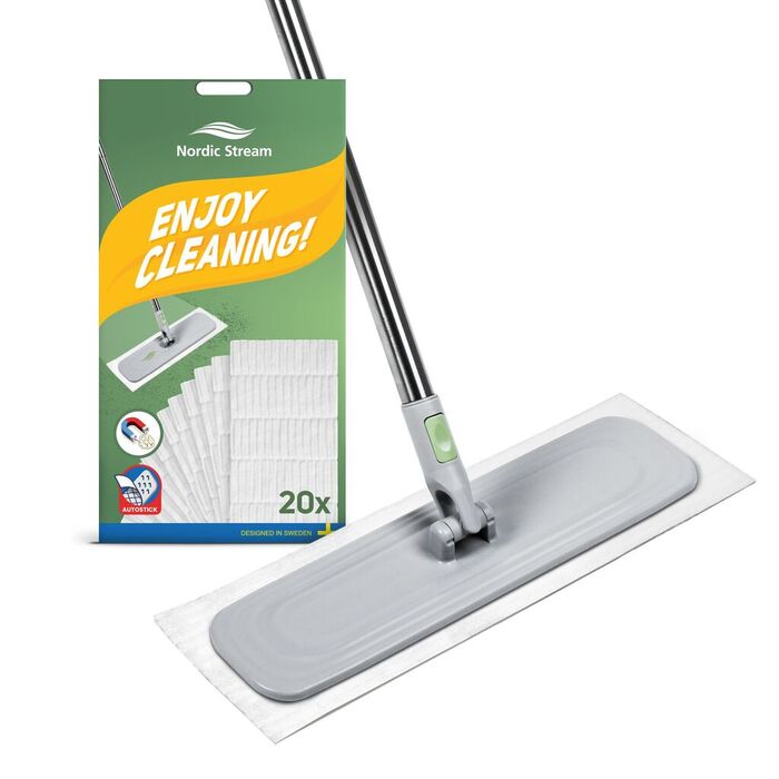 Refillmopp Torr Streamy Cleaner 20-pack Nordic Stream